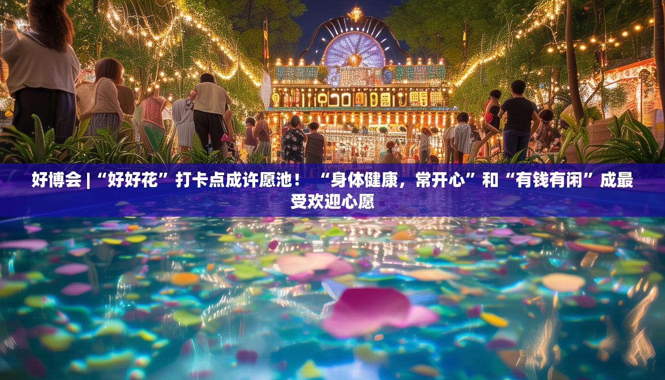 好博会 |“好好花”打卡点成许愿池！ “身体健康，常开心”和“有钱有闲”成最受欢迎心愿