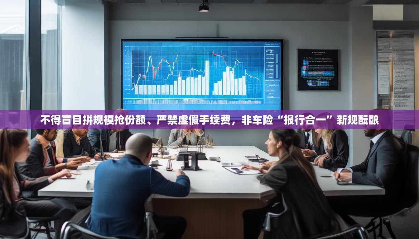 不得盲目拼规模抢份额、严禁虚假手续费，非车险“报行合一”新规酝酿