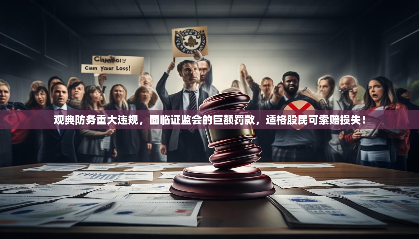 观典防务重大违规，面临证监会的巨额罚款，适格股民可索赔损失！