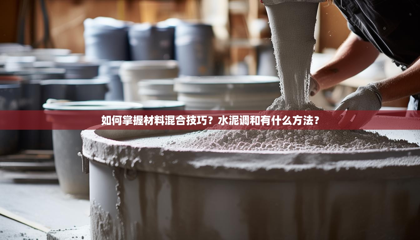 如何掌握材料混合技巧？水泥调和有什么方法？