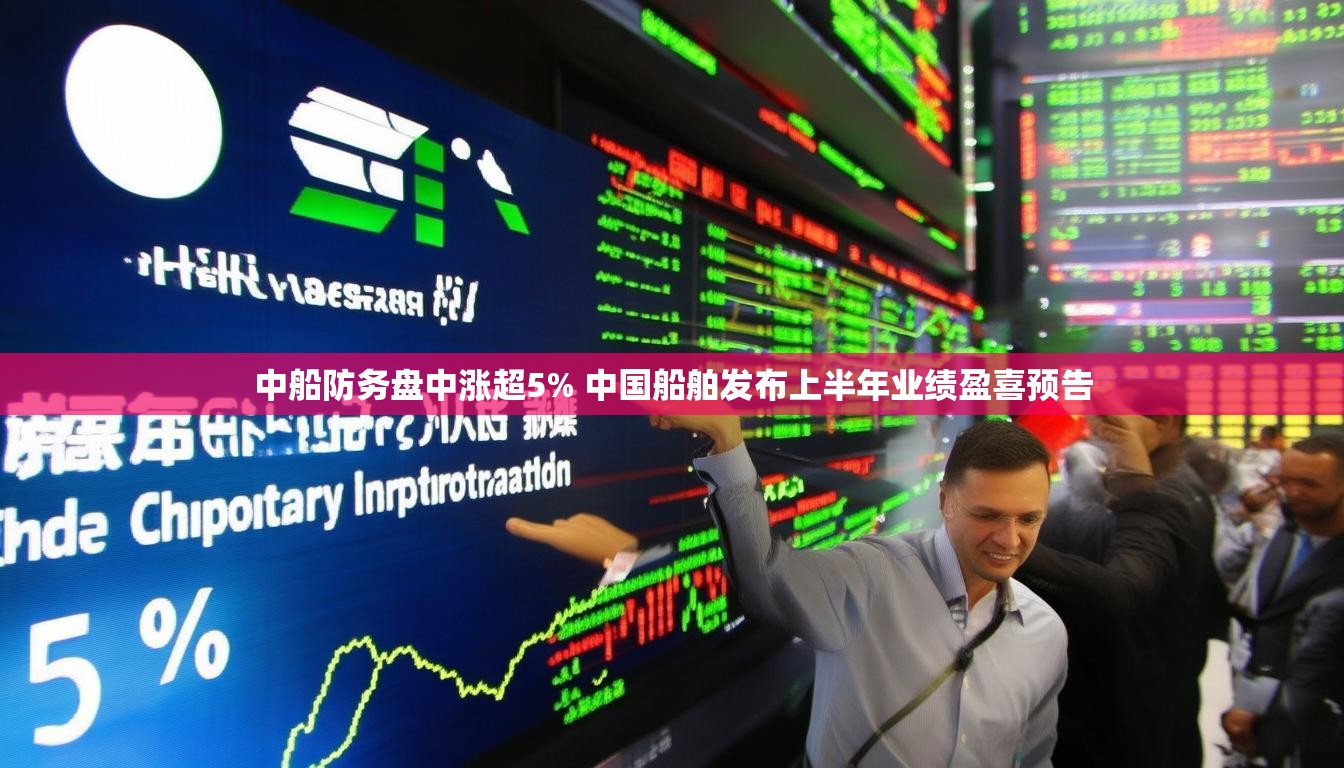 中船防务盘中涨超5% 中国船舶发布上半年业绩盈喜预告