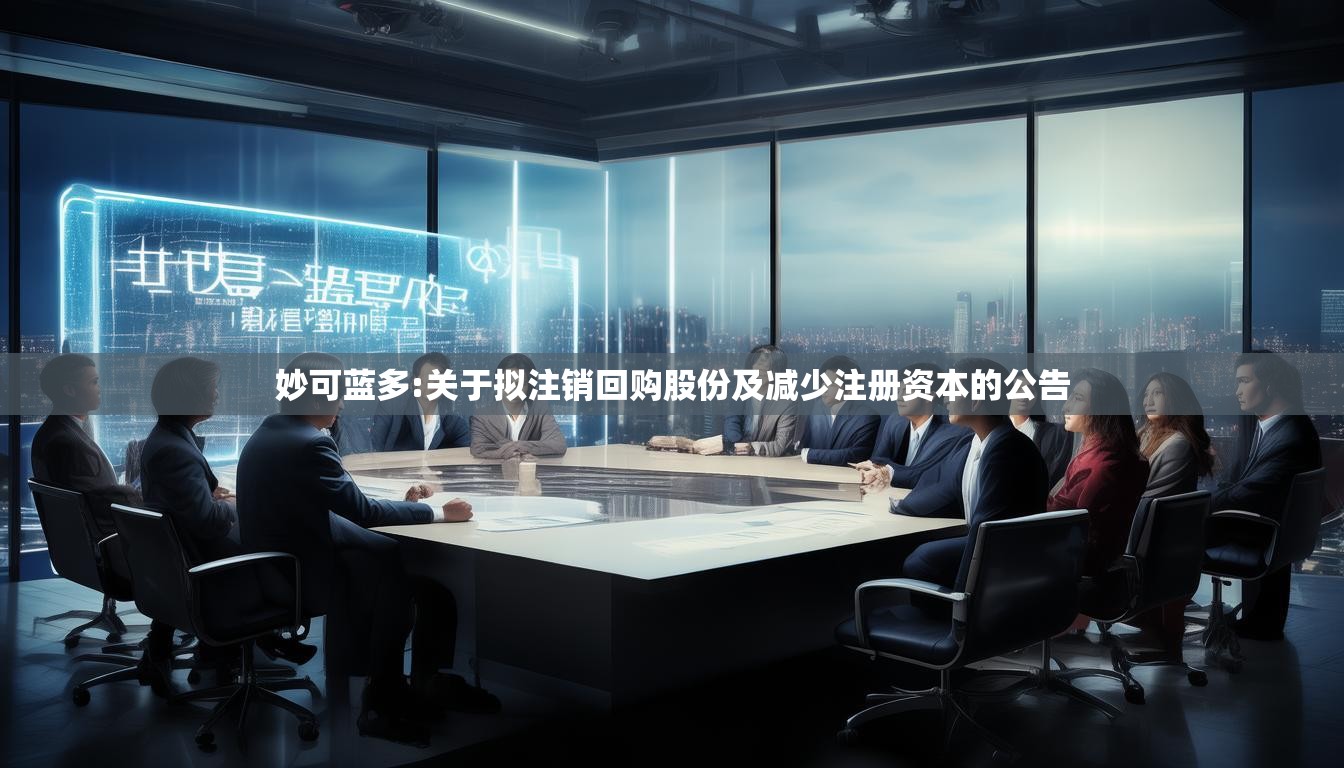 妙可蓝多:关于拟注销回购股份及减少注册资本的公告